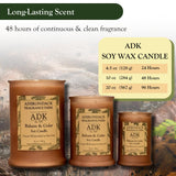 ADK Balsam & Cedar cire-soja-naturelle brûlage propre et durable