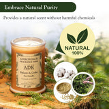 ADK Balsam & Cedar flamme-douce crée une ambiance calme