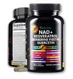 Adndale Liposomal NAD Resveratrol, bouteille: formulation avancée pour le bien-être quotidien.