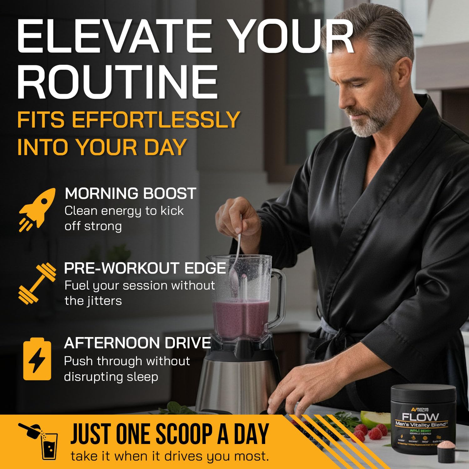 Athlète en entraînement utilisant Adonis Vitality Flow.