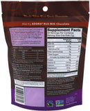 Disques Adora Calcium Chocolat Noir, texture fondante, collation riche en calcium.
