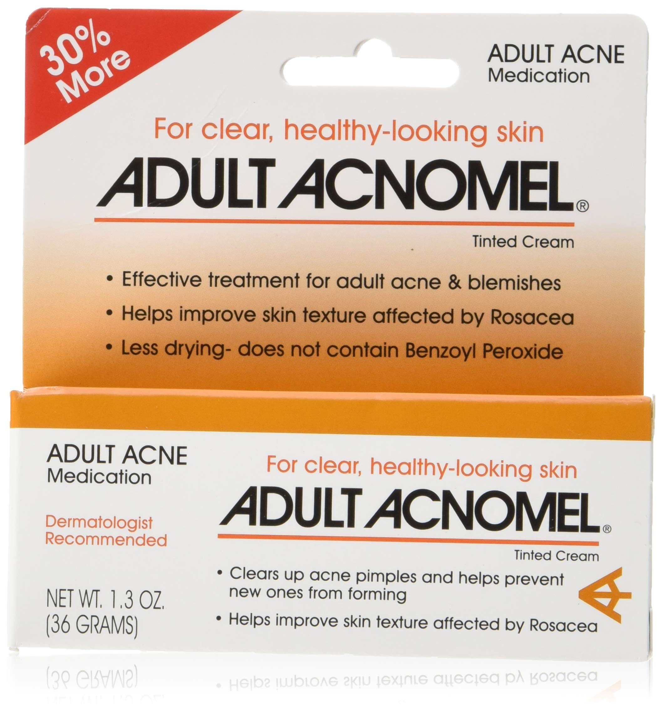 Adult Acnomel pack de 2 tubes, solution pratique pour vos soins ciblés.