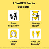ADVAGEN Prebio Fibres : poudre soluble qui se mélange rapidement dans l’eau.