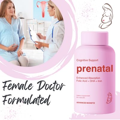 Advanced Bionetix bouteille Prenatal — format pratique pour une prise quotidienne