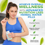 Advanced Nutrition Labs – capsules diurétiques compactes, ajout de thé vert et vinaigre de cidre, usage quotidien.