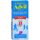 Advil Enfants suspension raisin, deux bouteilles, aide à réduire la fièvre et soulager les douleurs liées au rhume.