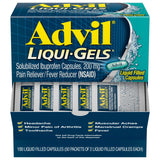 Advil Liqui-Gels : capsules liquides pour un soulagement rapide.