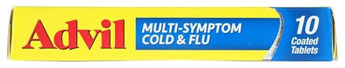 Advil Multi-Symptom pilules cadre quotidien, soutien temporaire pour congestions.