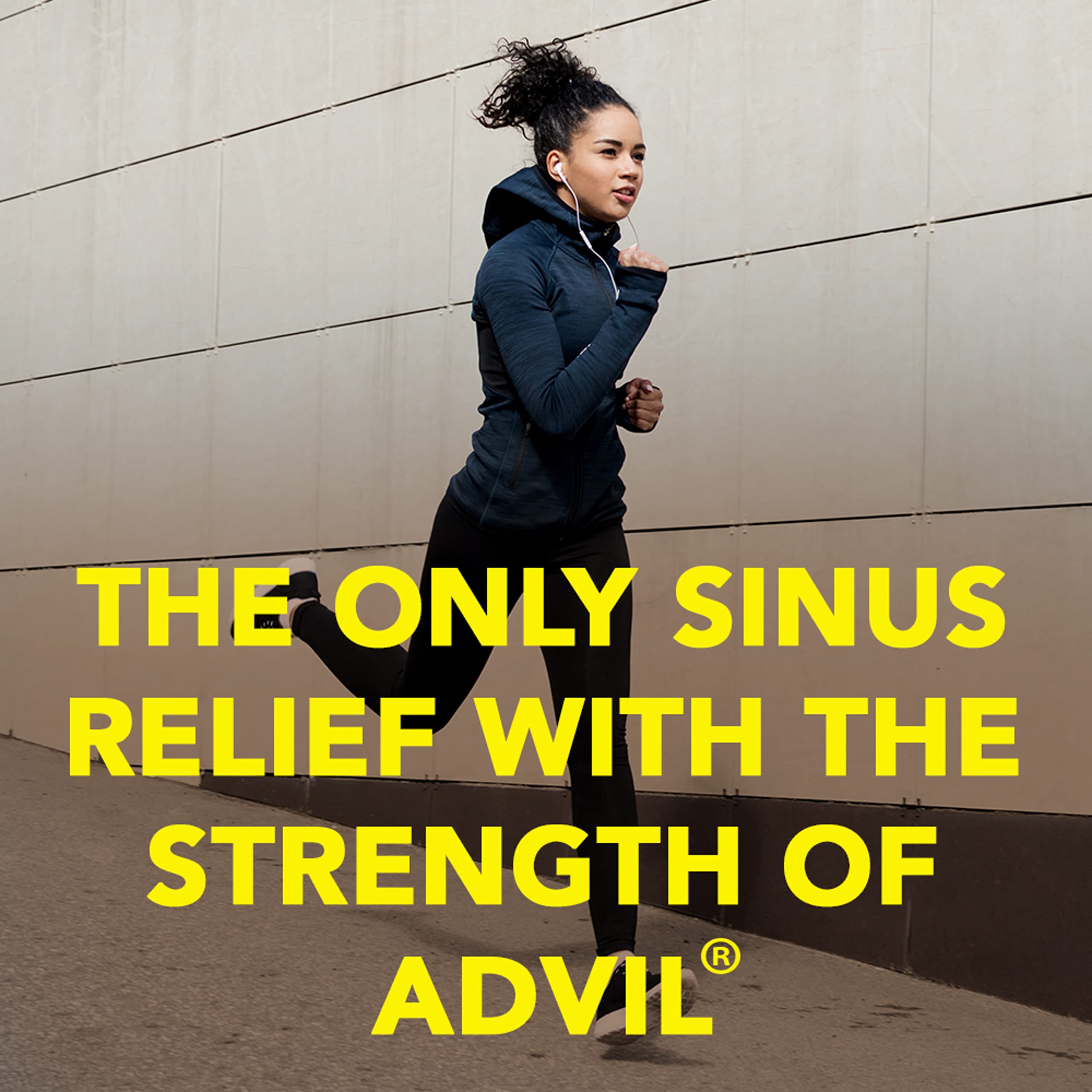 Advil Sinus – comprimé avec ibuprofène 200 mg pour le contrôle de la fièvre.