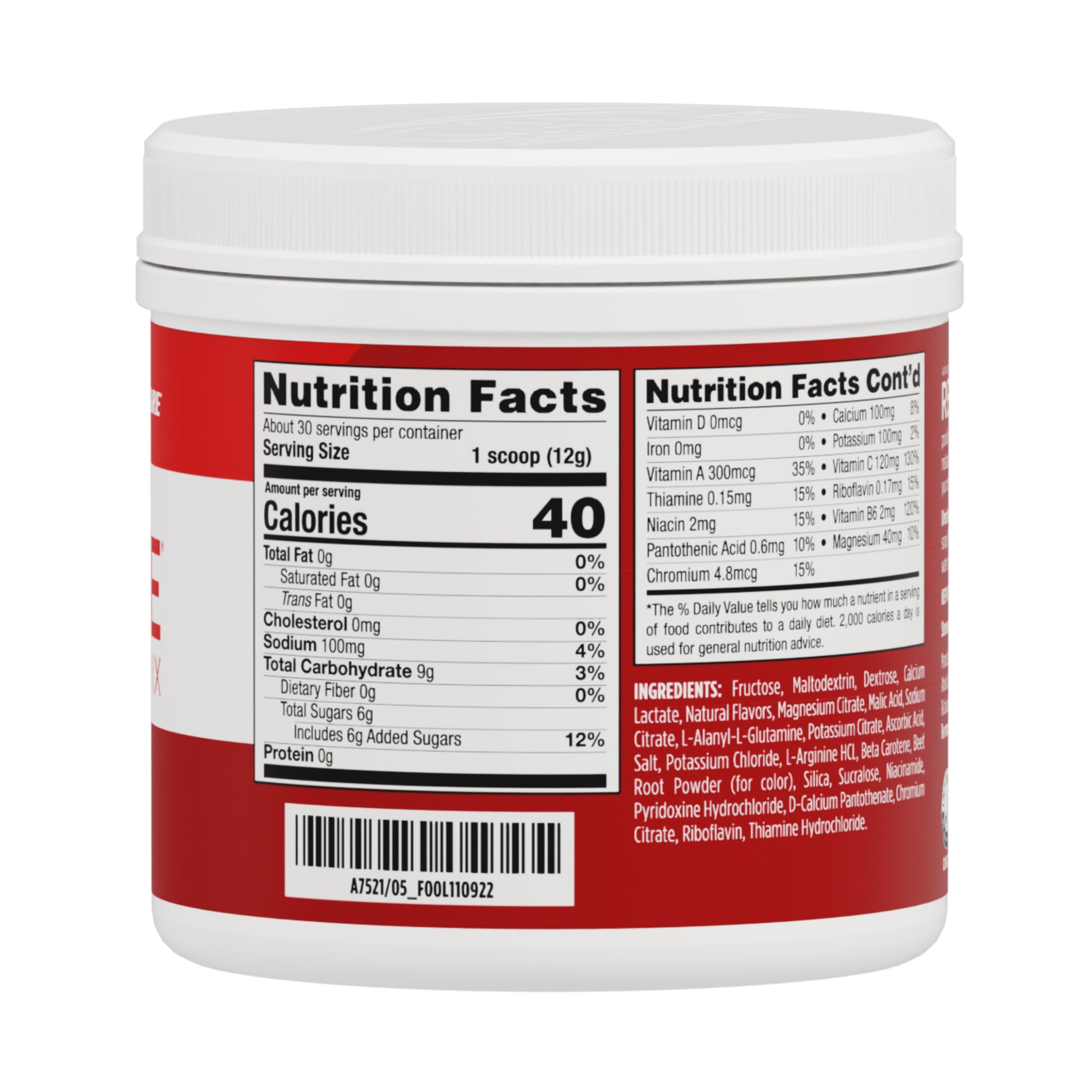 AdvoCare Rehydrate – poudre électrolyte, mélange facile pour équilibre hydrique.