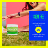 AdvoCare Spark etiquette-nutrition, informations claires sur les nutriments et usage.