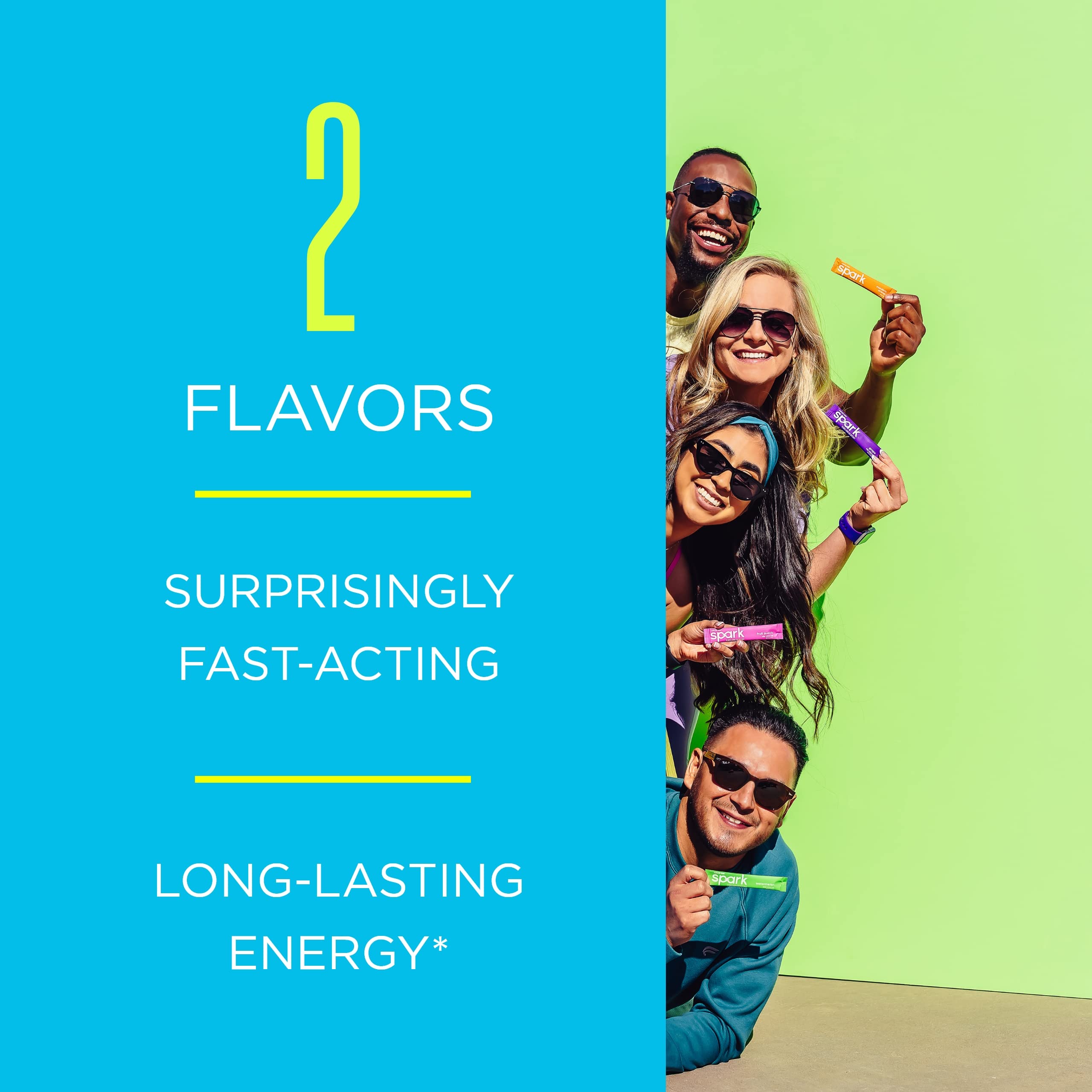 Tableau des ingrédients AdvoCare Spark et vitamines soutenant l'énergie naturelle.