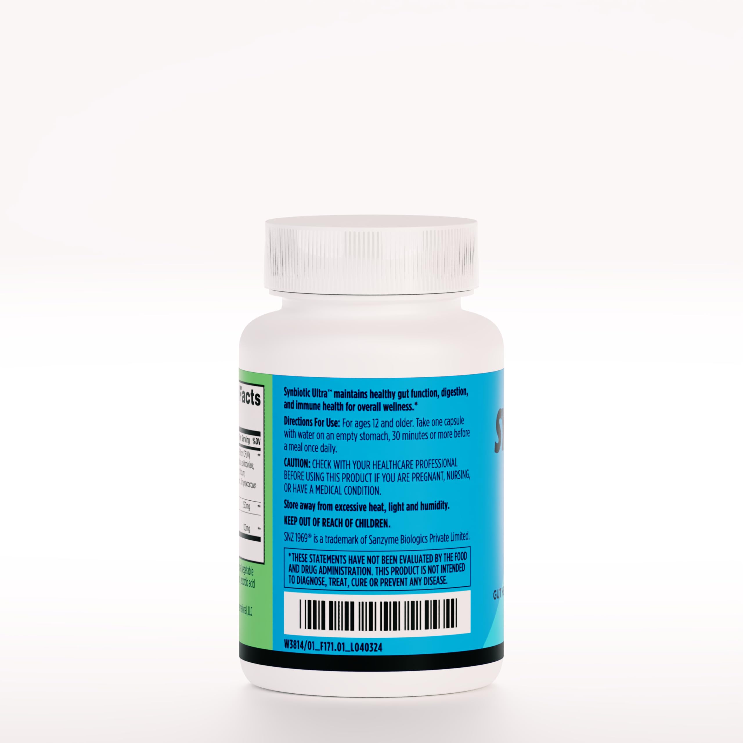 AdvoCare Synbiotic Ultra – capsules à libération retardée délivrant les probiotiques là où ils agissent.