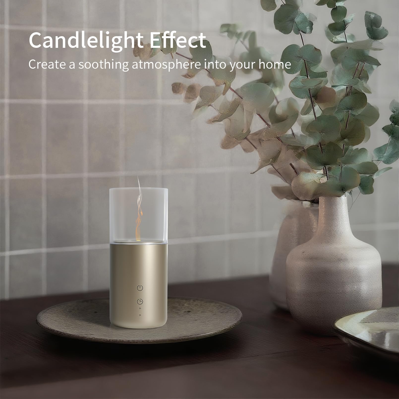 Ambiance Noël avec Aeeteek diffuseur comme déco lumineuse