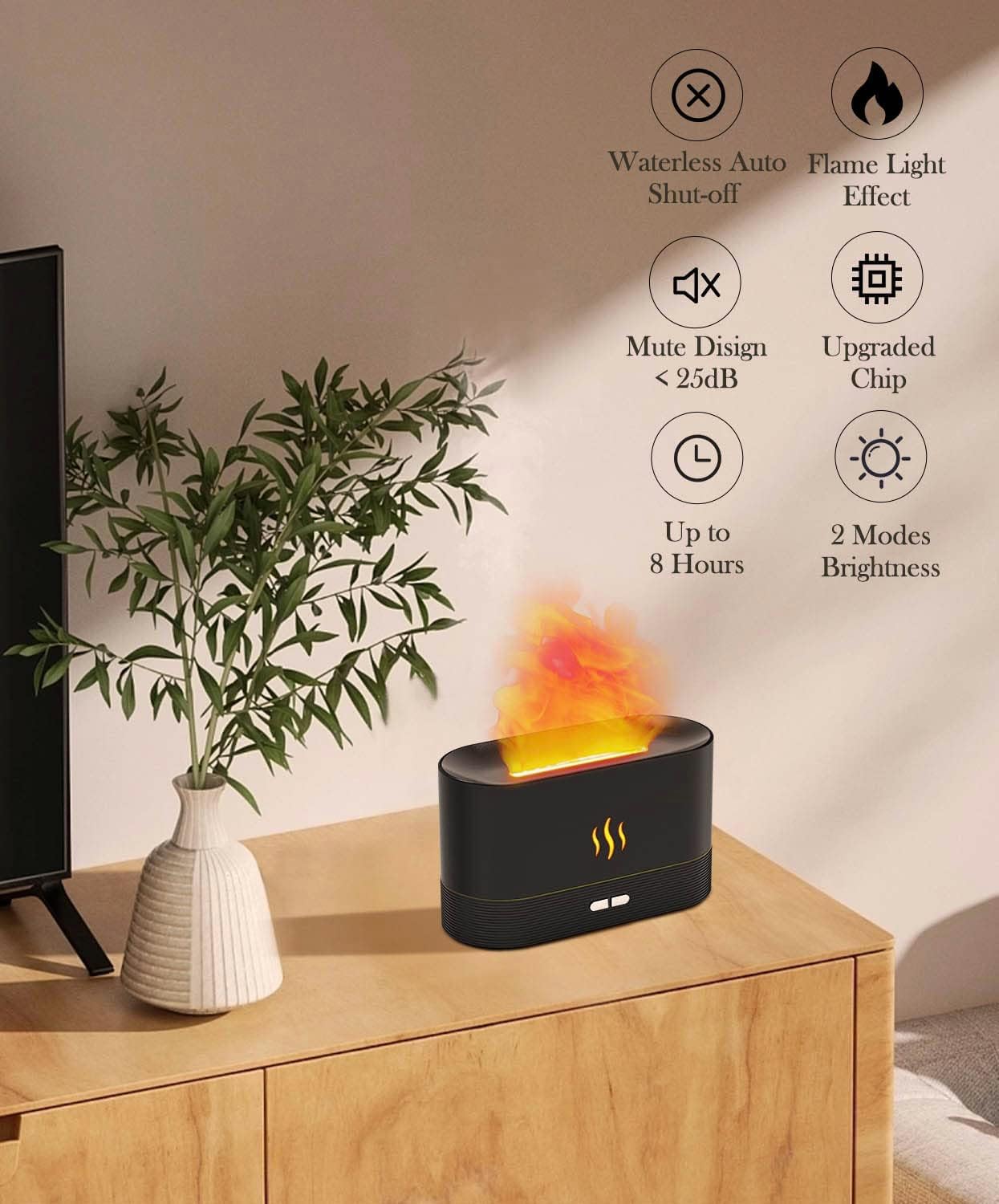 Aegci humidificateur ultrasonique, brume subtile pour aromathérapie domestique.