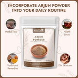 AEJESOP Arjuna poudre texture fine qui se mélange facilement.