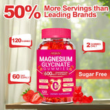 Gommes AEQNJV magnésium glycinate – ingrédients à base de CoQ10 et vitamine D.