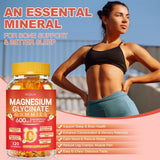 AEQNJV Magnésium Glycinate Gommes, soutien potentiel pour énergie et bien-être.