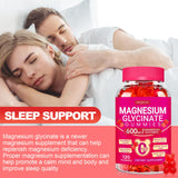 AEQNJV Gommes Magnésium Glycinate 600 mg — pack double pour plus de commodité