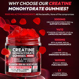 AEQNJV Gommes Créatine – bouchon doseur rapide pour une prise pratique.