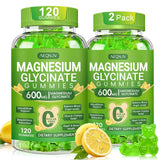AEQNJV gommes magnésium glycinate emballage, aperçu clair du produit