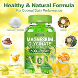 AEQNJV gommes magnésium glycinate sans sucre vegan