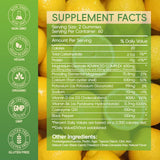 AEQNJV gommes magnésium glycinate saveur citron, goût frais