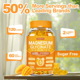 AEQNJV gummies magnésium glycinate végane – convient à tous les âges