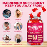 Étiquette AEQNJV indiquant 600 mg de magnésium par portion.