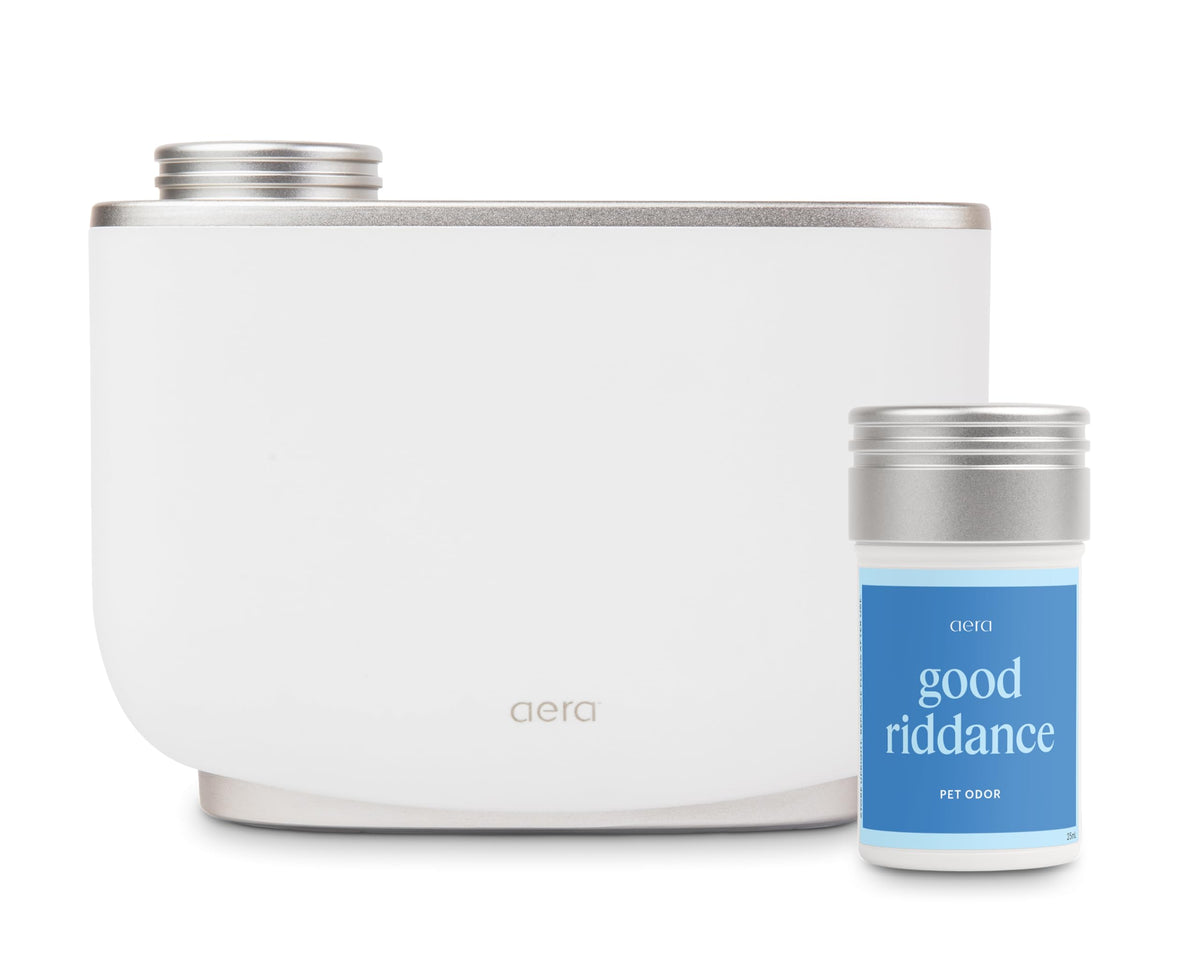AERA diffuseur, diffusion par microgouttelettes pour une aromathérapie douce et homogène.