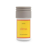 Aera Mini Citrus: bouteille citron-zeste pour une fragrance lumineuse et rafraîchissante.