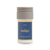 Parfum Aera Mini Indigo: bouteille pomme et cèdre, ambiance fraîche et naturelle.