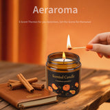 Bougie Tarte aux Pommes Aeraroma, atmosphère chaleureuse et gourmande.