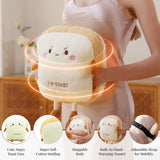 AERY ARTS peluche chauffante toast adorable apporte réconfort pendant les règles