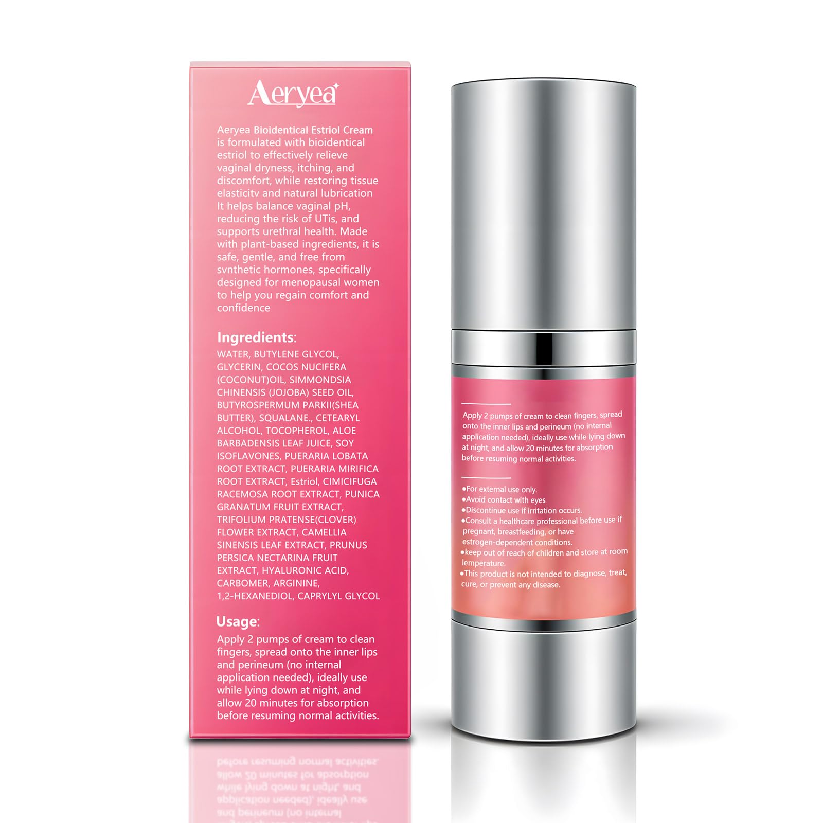 Aeryea formulation naturelle : ingrédients soigneusement sélectionnés pour sensibilité élevée