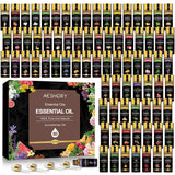 Coffret noir Aeshory avec huiles essentielles, prêt à offrir.