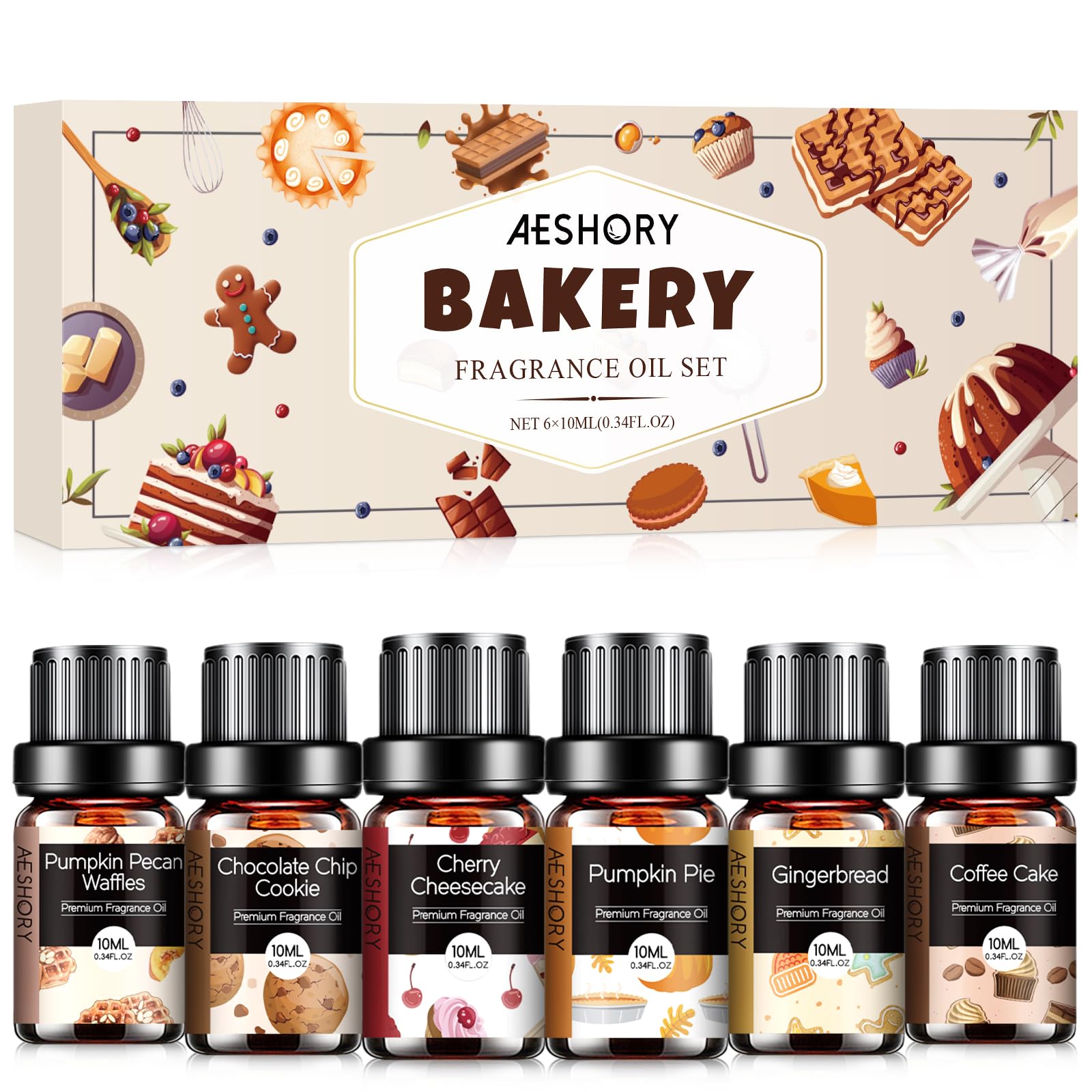 Aeshory: huile parfumée tarte citrouille pour diffusion et bougies maison.