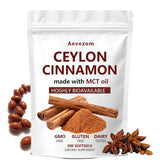 Aevezom cannelle de ceylan gélules molles en bouteille, pratique pour l'usage quotidien.