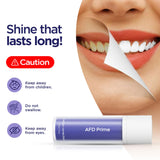 AFD Prime V34 Pâte Dentaire Violet – goût menthe et fraîcheur après brossage.