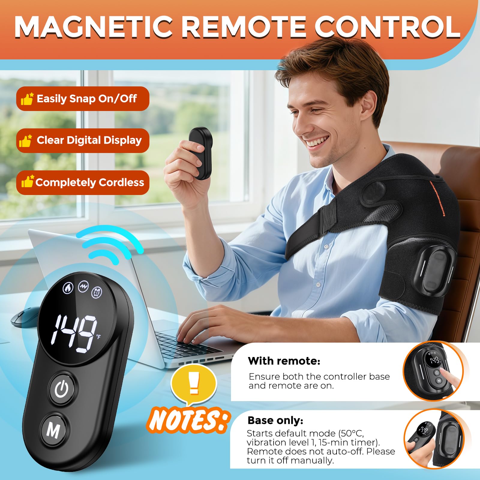 AFDEAL 5 modes de vibration pour personnaliser le soin.
