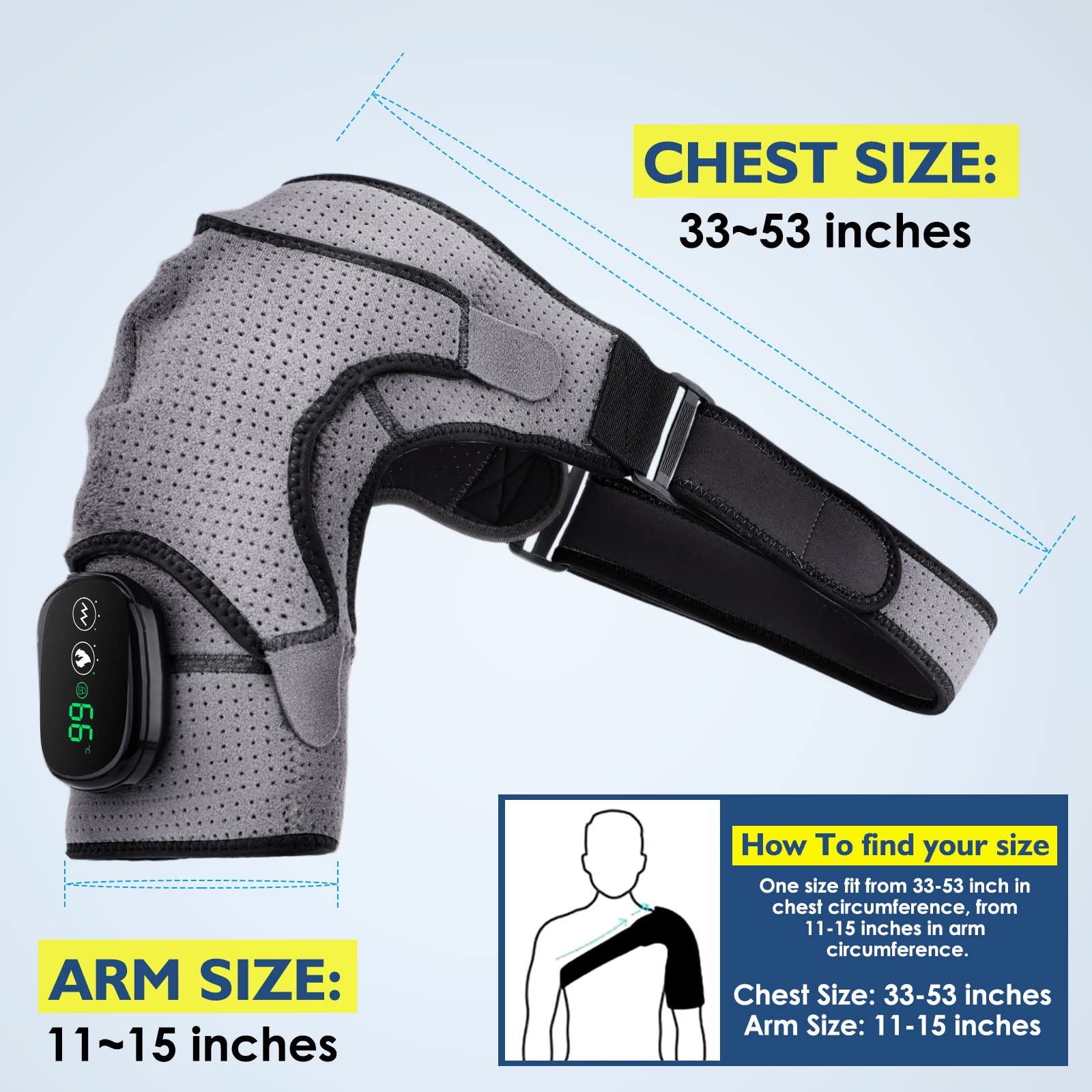 AFDEAL systeme fermeture Velcro et boucle pour un ajustement sûr.