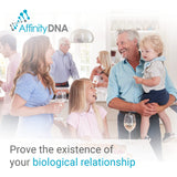 AffinityDNA enveloppe retour prépayée garantissant confidentialité.