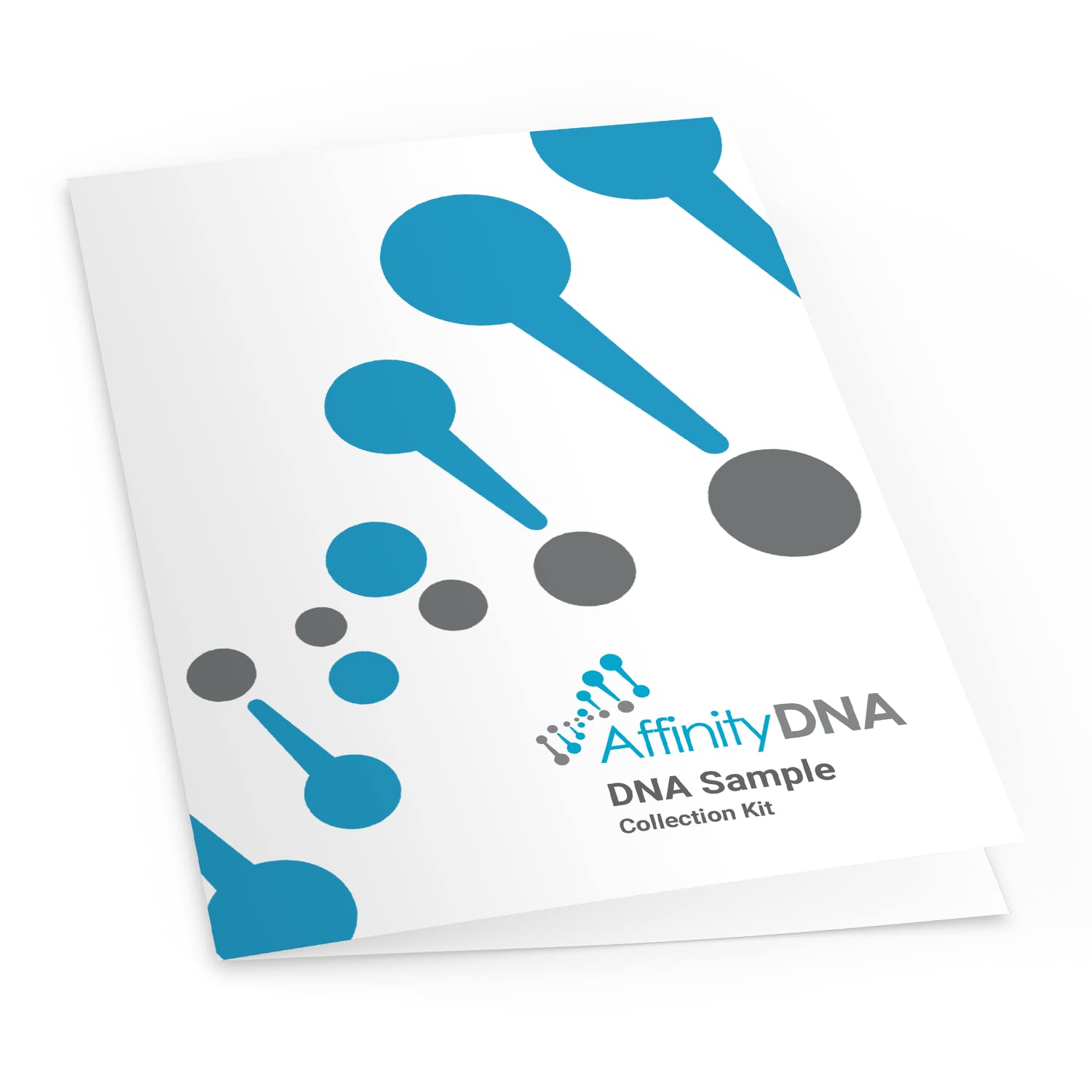 AffinityDNA kit avunculaire ADN avec emballage discret pour confidentialité.