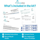 Lettre d'accueil AffinityDNA: informations claires pour démarrer le test.