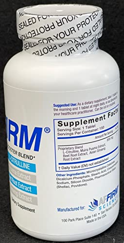 Affirm L-Citrulline étiquette nutritionnelle : informations utiles pour le dosage.