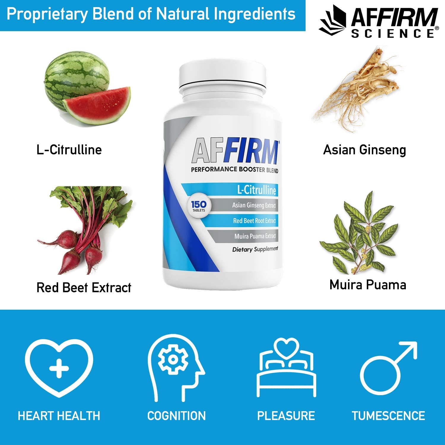 Affirm L-Citrulline préparation boisson : mélange rapide pour démarrer votre séance.