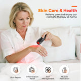 AFFLAT thérapie proche infrarouge visage 810nm pour détente du visage.