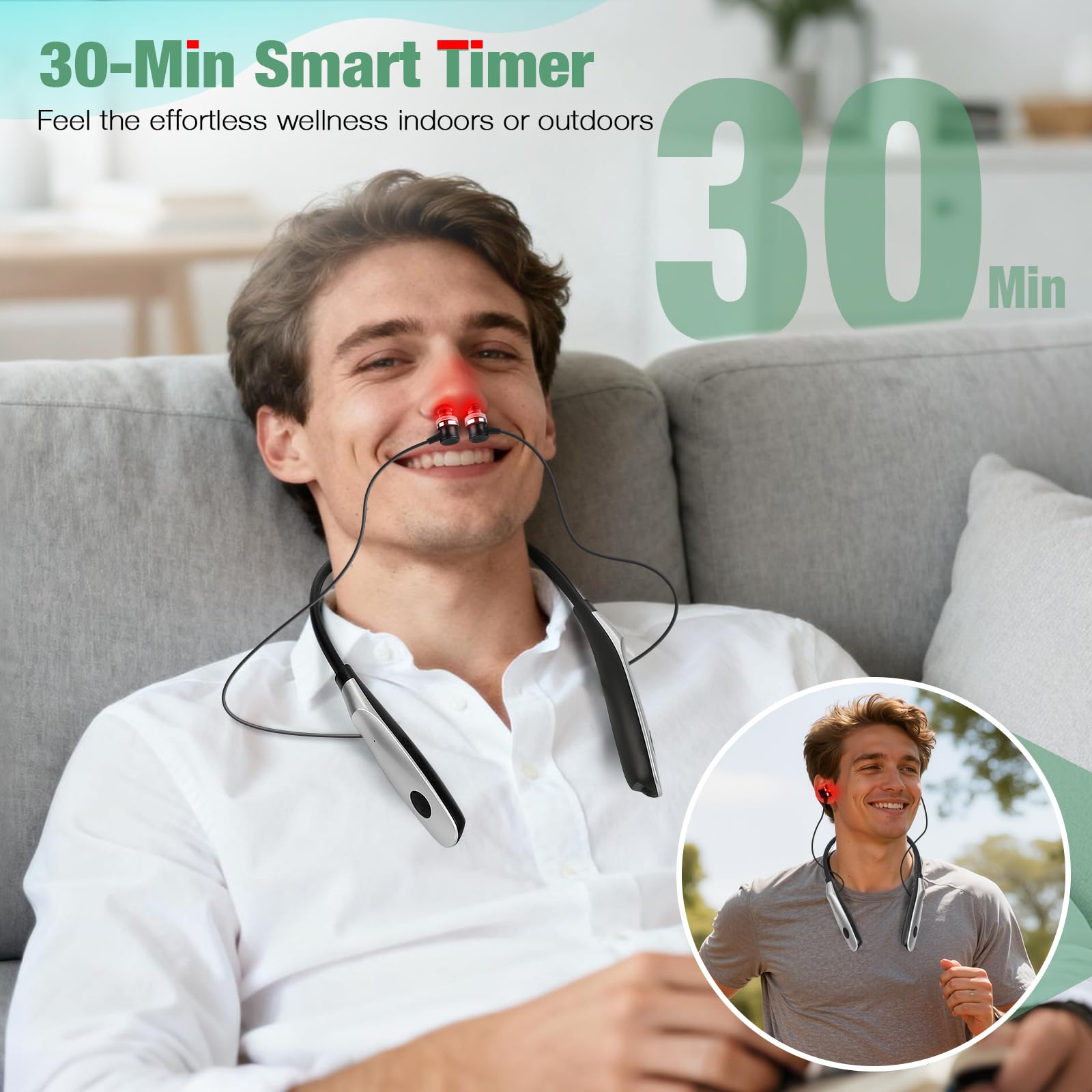 AFFLAT minuterie de 30 minutes, sessions sans surveillance.