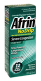 Afrin No Drip brume decongestion pompe 15 ml : soulage rapidement le nez bouché.