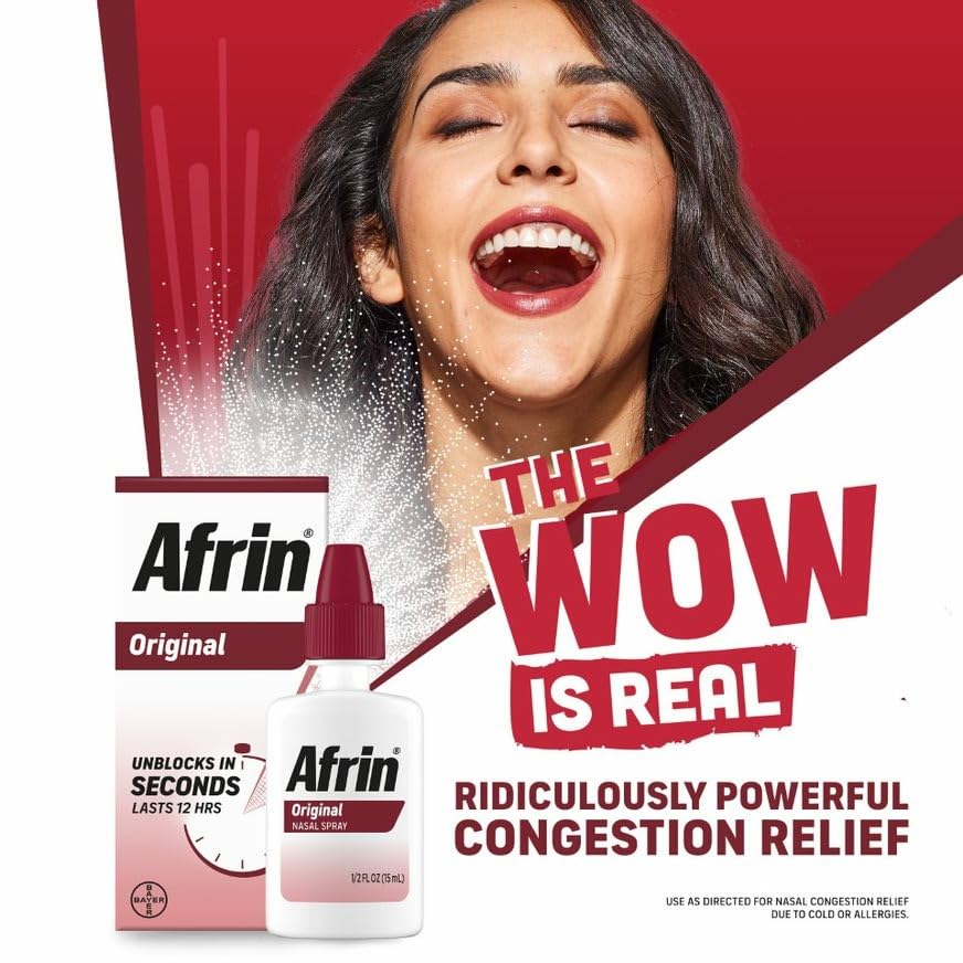 Afrin Original - application nasale simple pour relief rapide au besoin.
